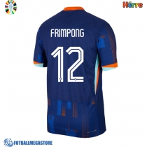 Fotballdrakt Herre Nederland Jeremie Frimpong #12 Bortedrakt EM 2024 Kortermet